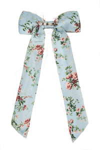 brock collection over the moon charlie bow in blue floral