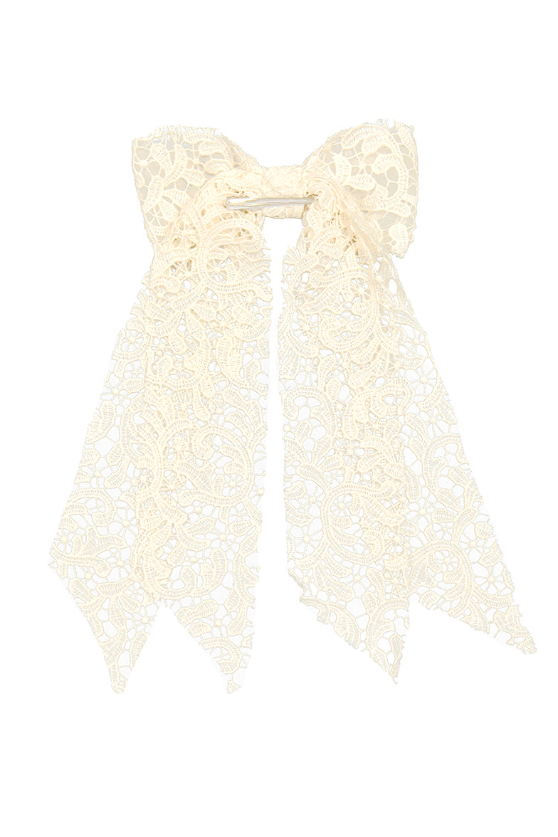 brock collection over the moon charlie bow in guipure lace