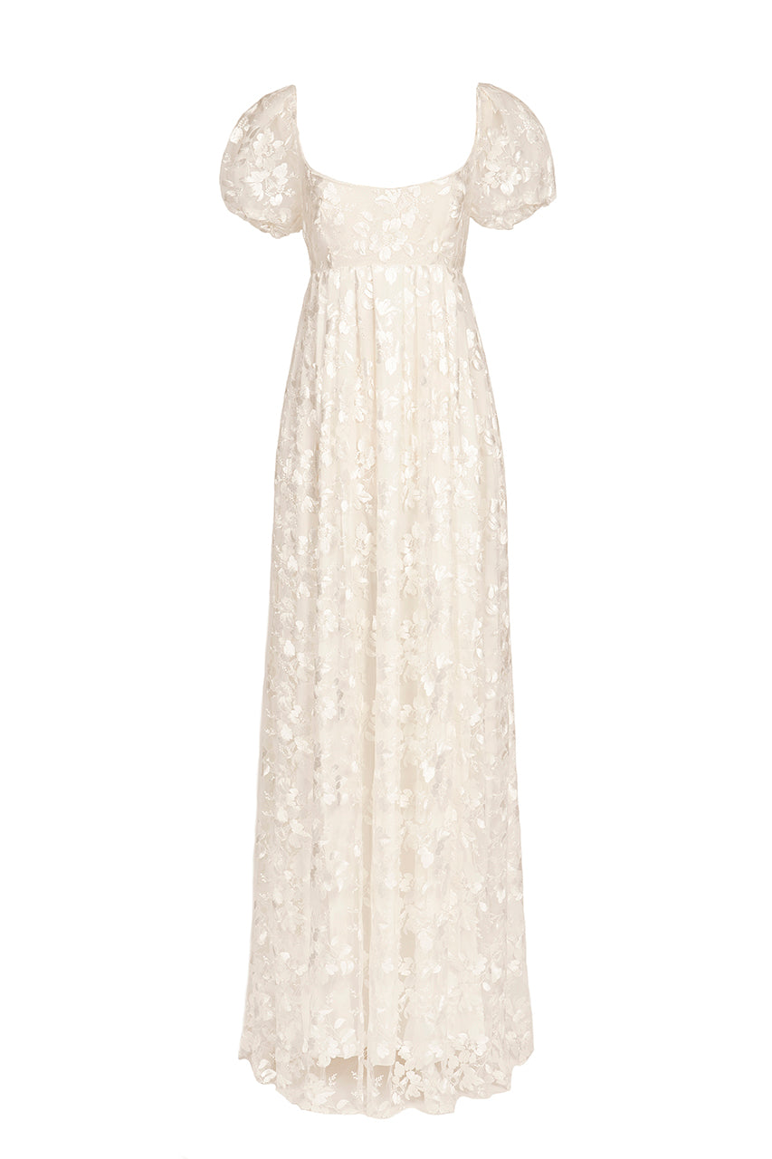 brock collection over the moon gloria puff sleeve gown