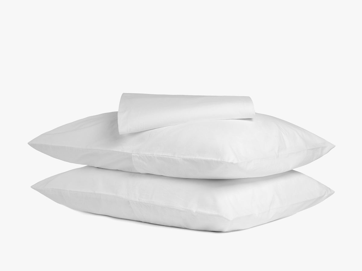 Brushed Cotton Sheet Set, color: white, size: king, no top sheet