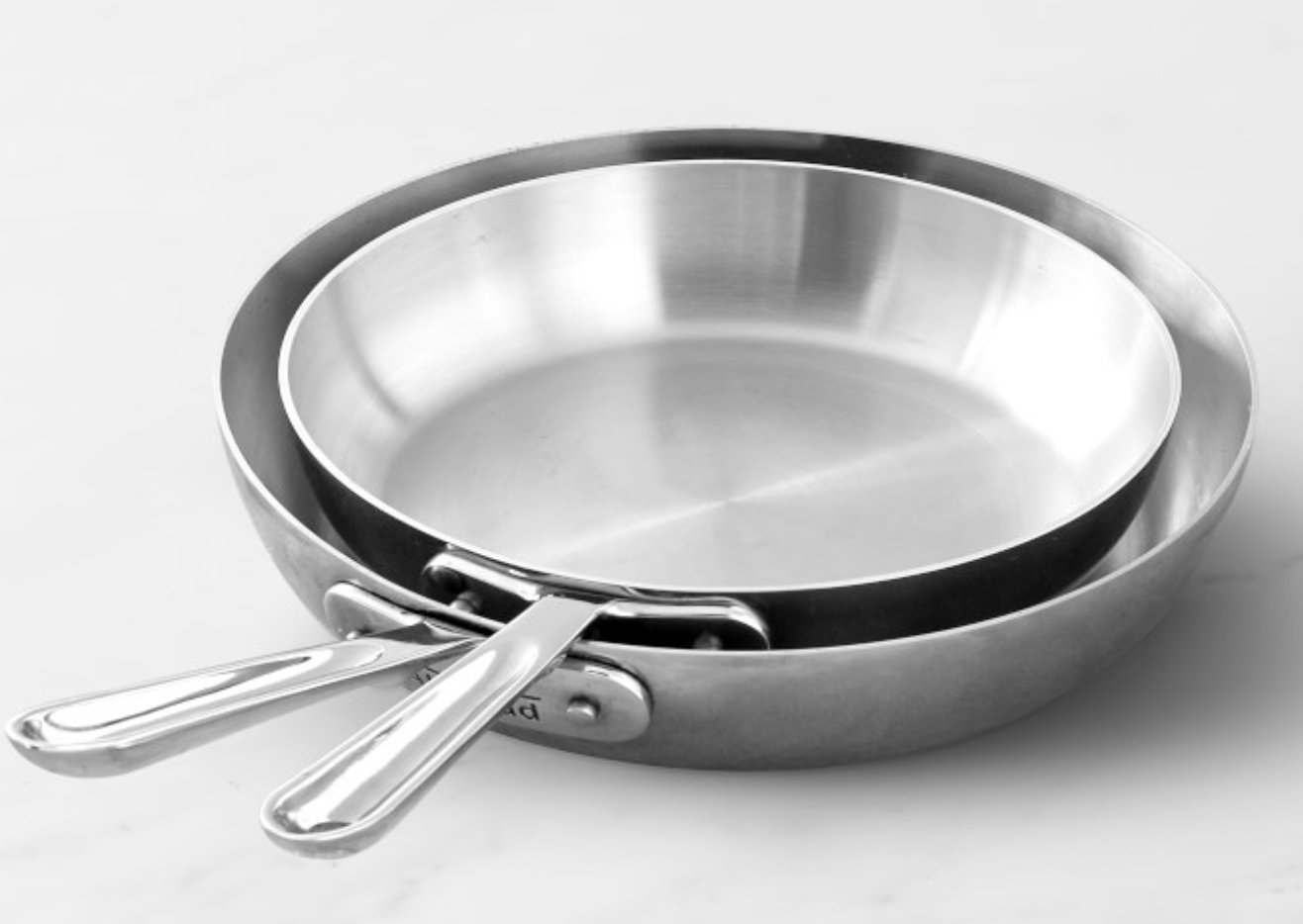 All-Clad d5 Stainless-Steel French Skillets, Set of 2