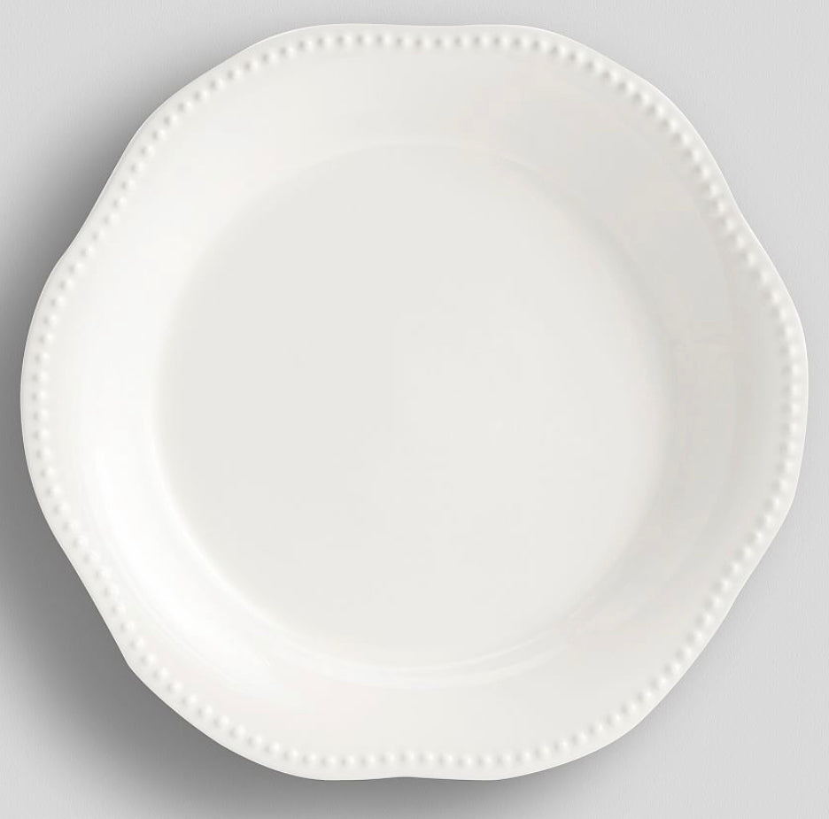 Beaded Stoneware Serving Platter