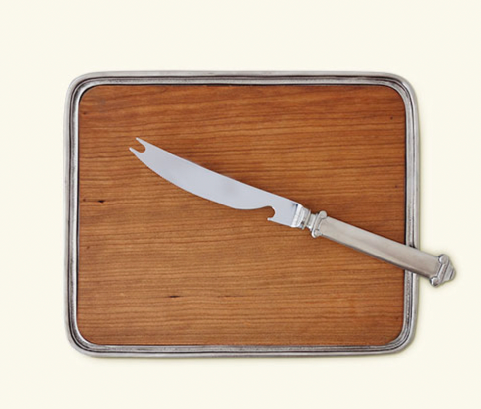 Bar Tray w/Bar Knife Set