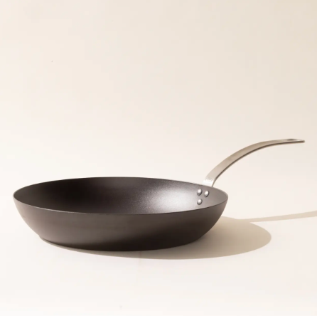 Blue Carbon Steel Frying Pan 12"