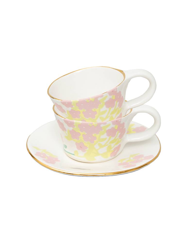 Bernadette Set of 2 Cups & Saucers