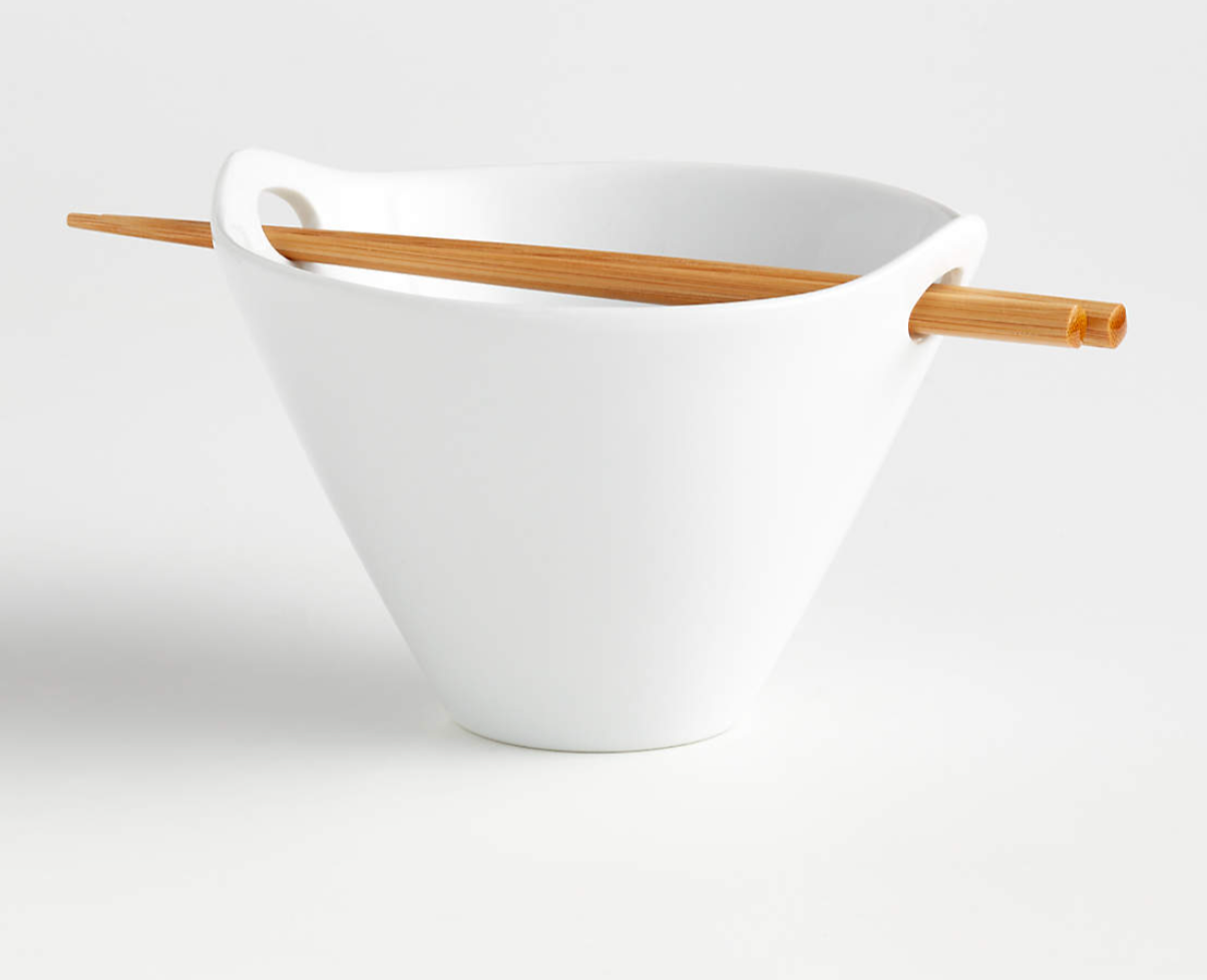 6.5" Kai Noodle Bowl with Chopsticks