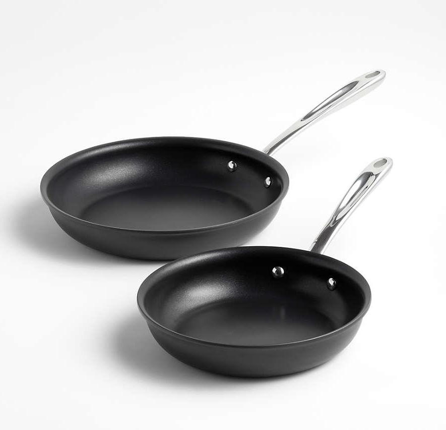All-Clad ® HA1 Curated Hard-Anodized Non-Stick Frying Pans, Set of 2