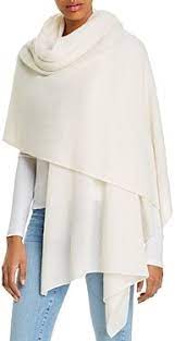 C by Bloomingdale's Cashmere Travel Wrap "Ivory" Cashmere Travel Wrap - 100% Exclusive
