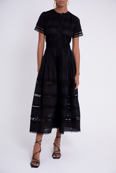 WAIMARI CAMILA DRESS BLACK | Over The Moon