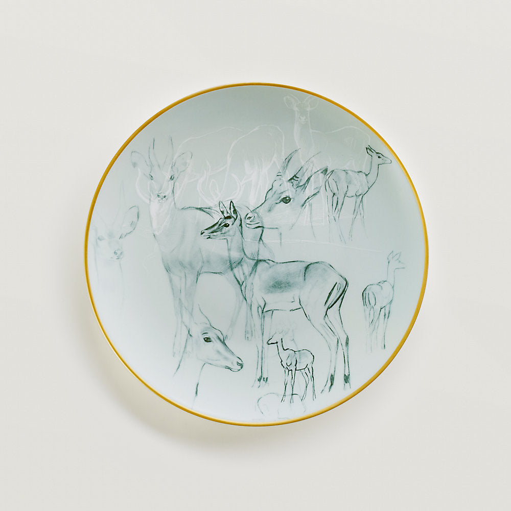 Carnets d'Equateur impala dessert plate
