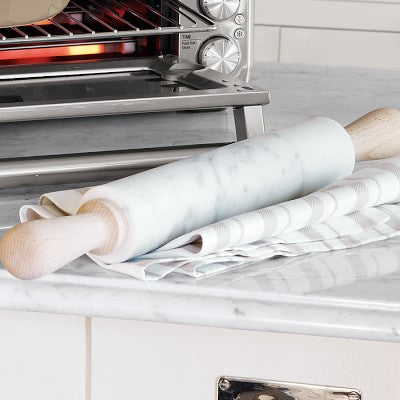 Carrara Marble Barrel Rolling Pin