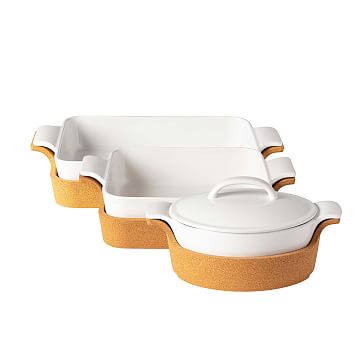 Casafina Ensemble Cork Bakeware (Set of 3)
