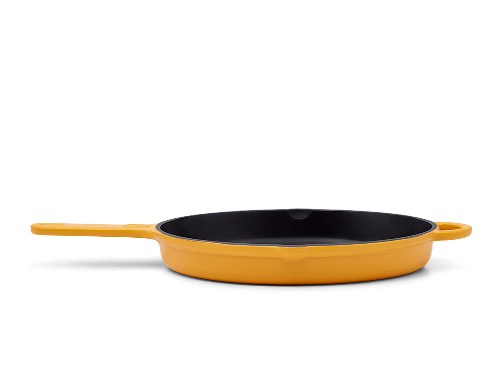 Feast your eyes on the world's largest cast iron skillet weighing