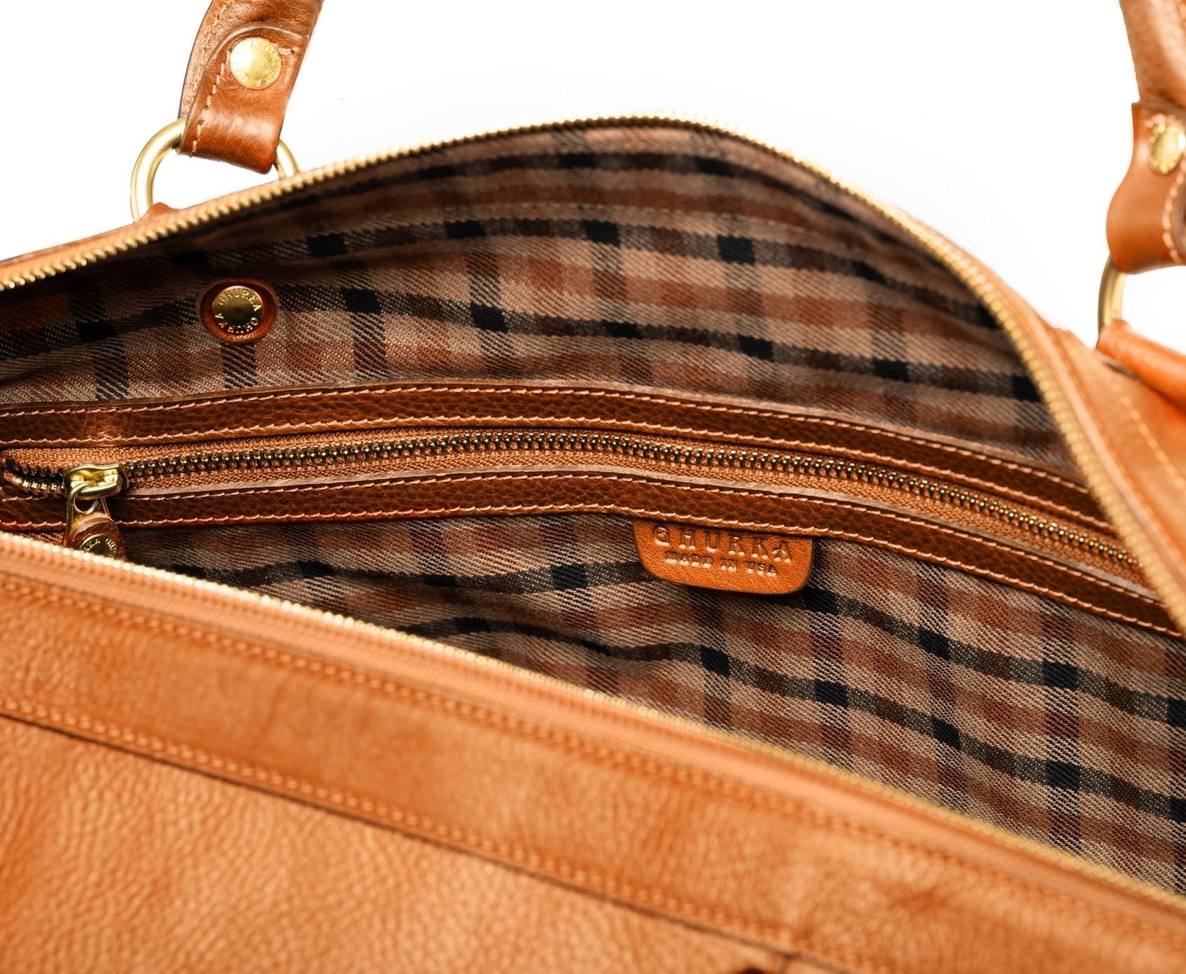 Cavalier II No. 97 Duffel Bag in Vintage Leather | Over The Moon