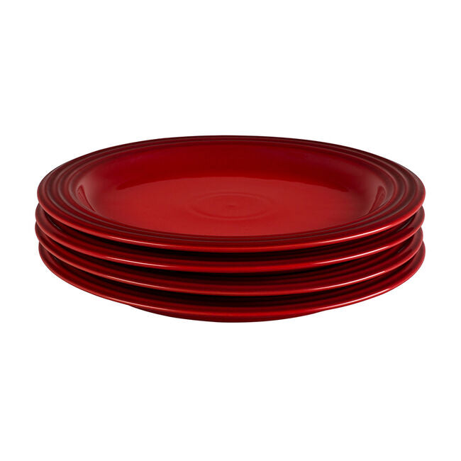 Cerise Dinner Plates, Set of 4