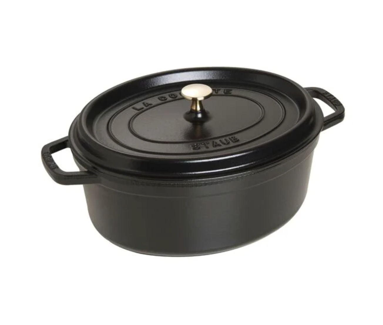 Staub Enameled Cast Iron Oval Dutch Oven
