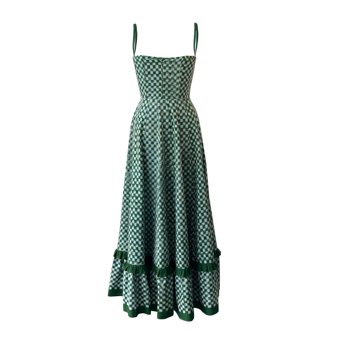 Checkmate Dress in Green