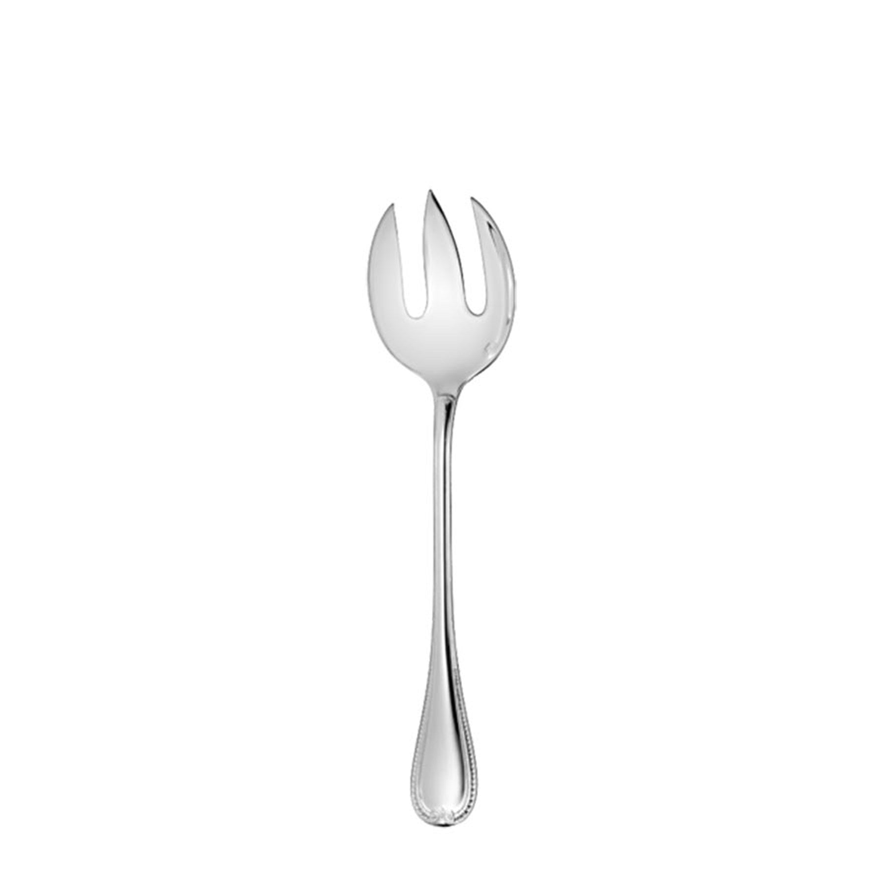 Christofle Malmaison Silverplated Salad Serving Fork