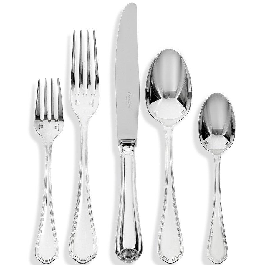 Christofle Spatours Silverplated 5-Piece Place Setting