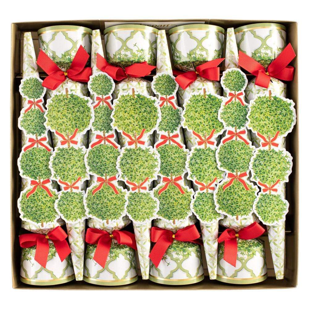 Topiaries Cone-Shaped Celebration Christmas Crackers