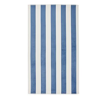 Classic Awning Striped Organic Beach Towel