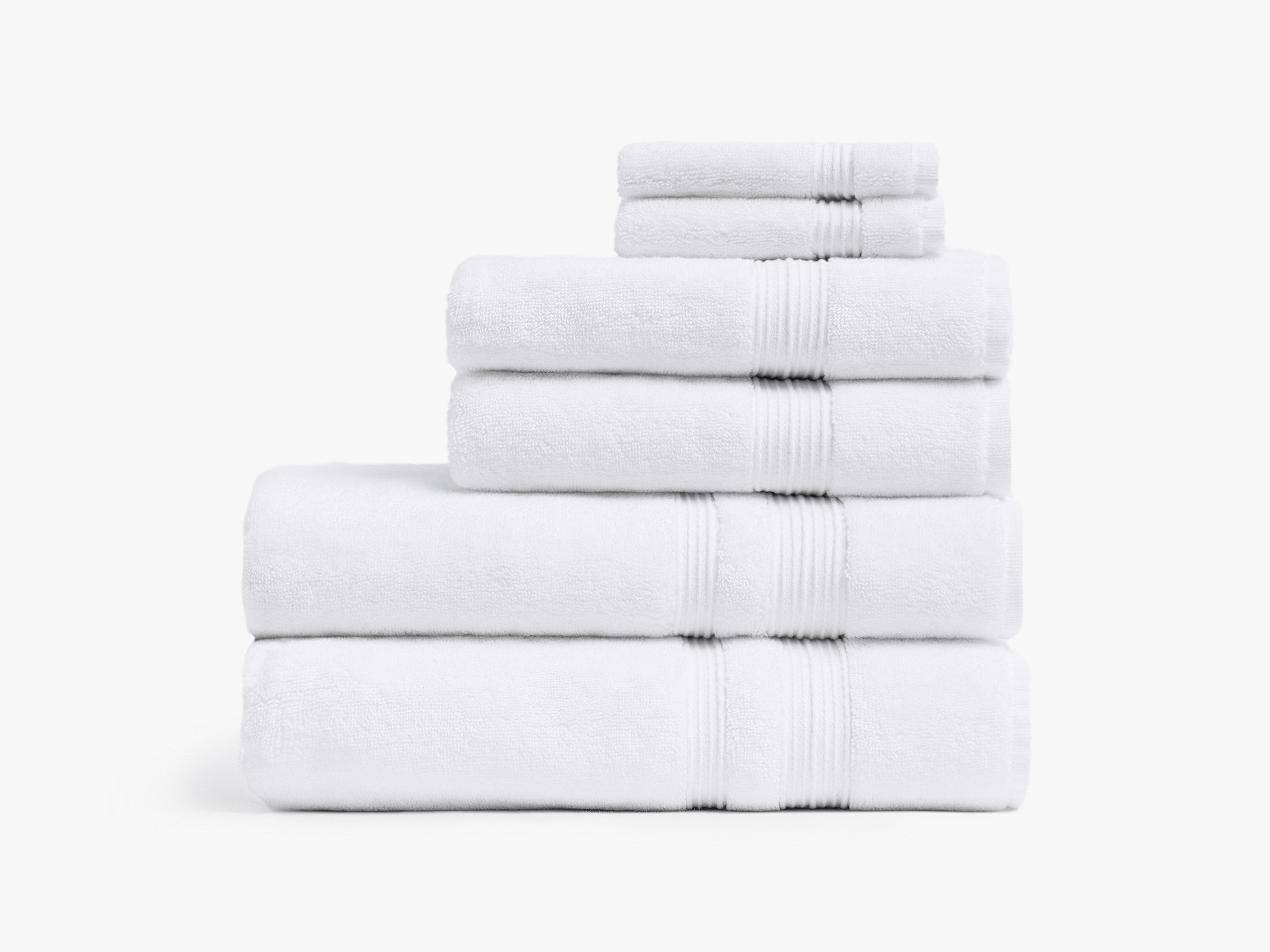 Classic Turkish Cotton Towels WHITE