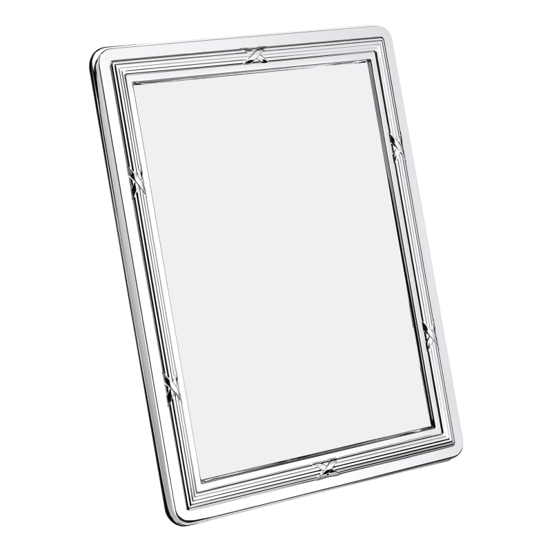 Silver plated picture frame - for 13 x 18 cm photos Rubans