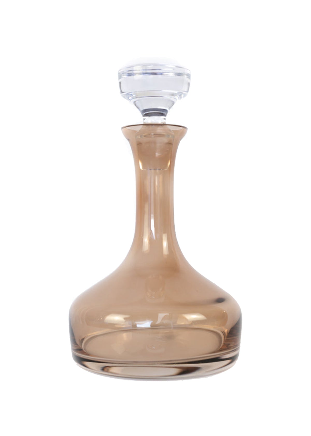 Estelle Colored Decanter Vogue in Amber Smoke