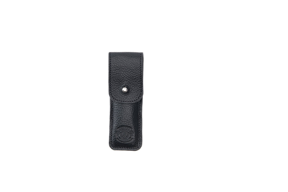 Corkscrew & Case No. 245 in Vintage Black Leather | Over The Moon