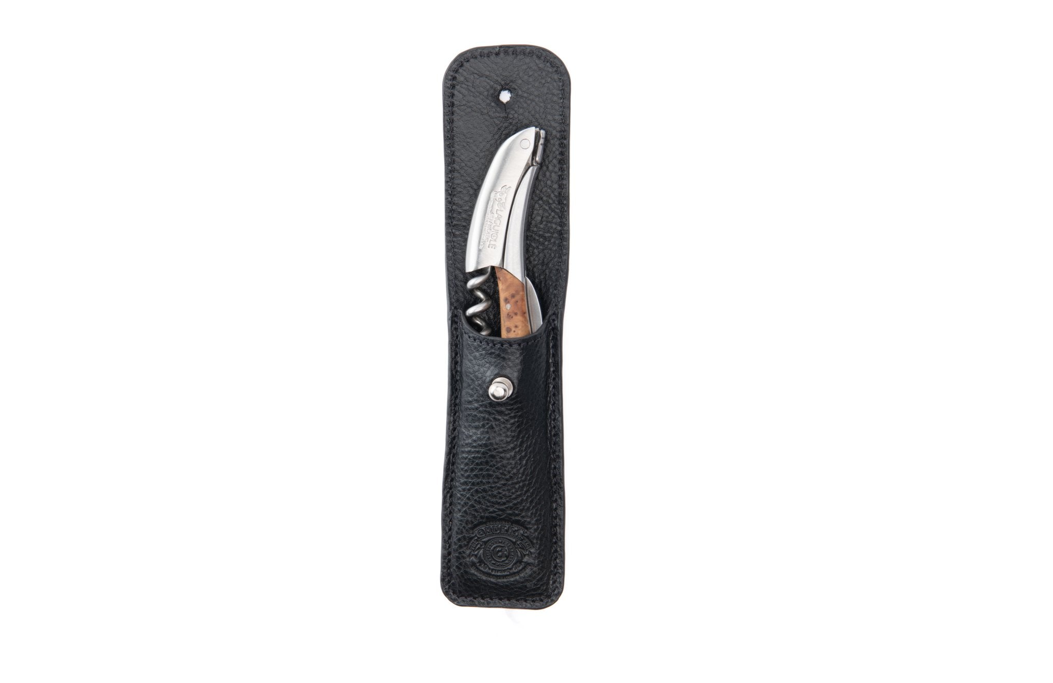 Corkscrew & Case No. 245 | Vintage Black Leather - Ghurka