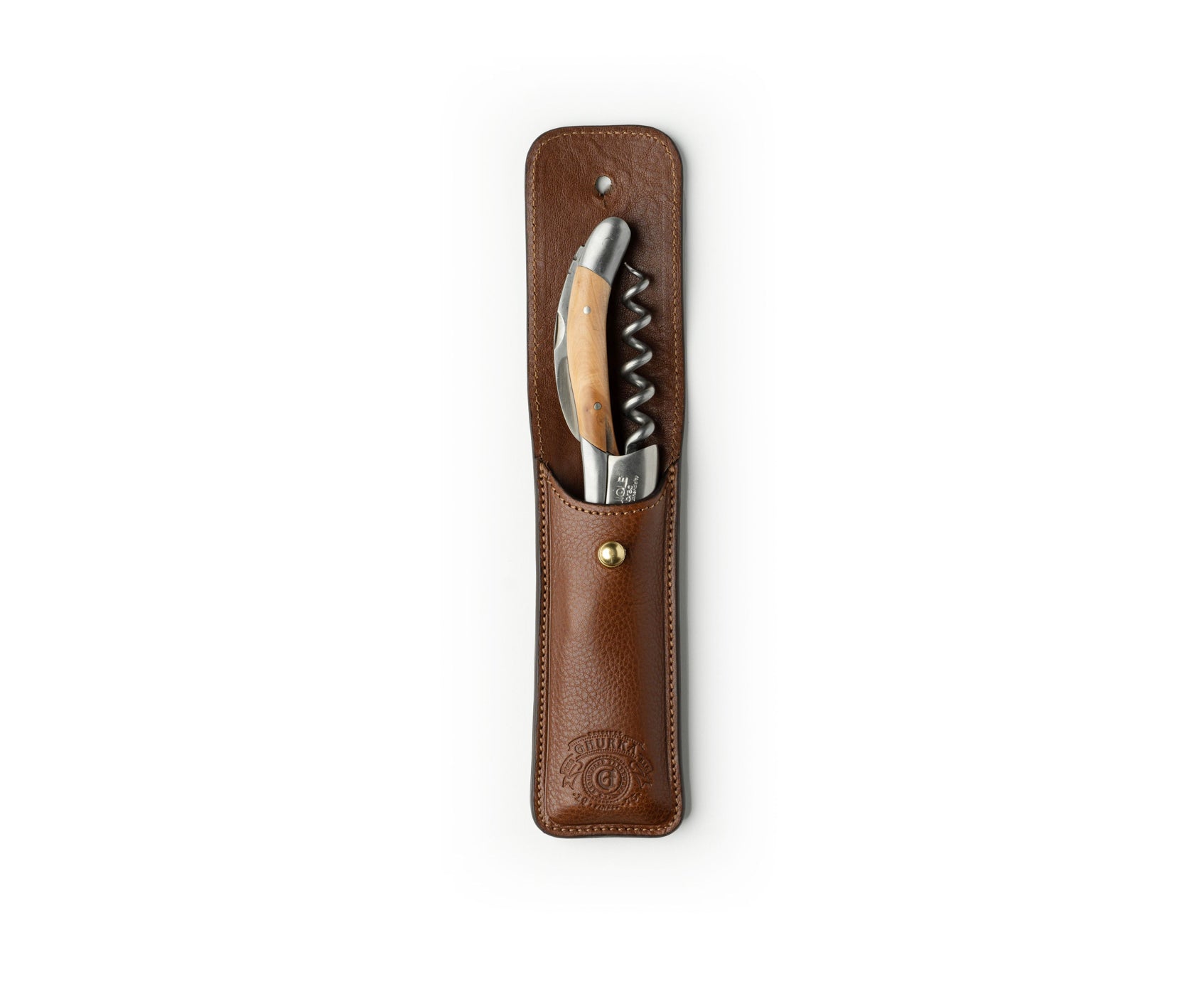 Corkscrew & Case No. 245 | Vintage Chestnut Leather - Ghurka