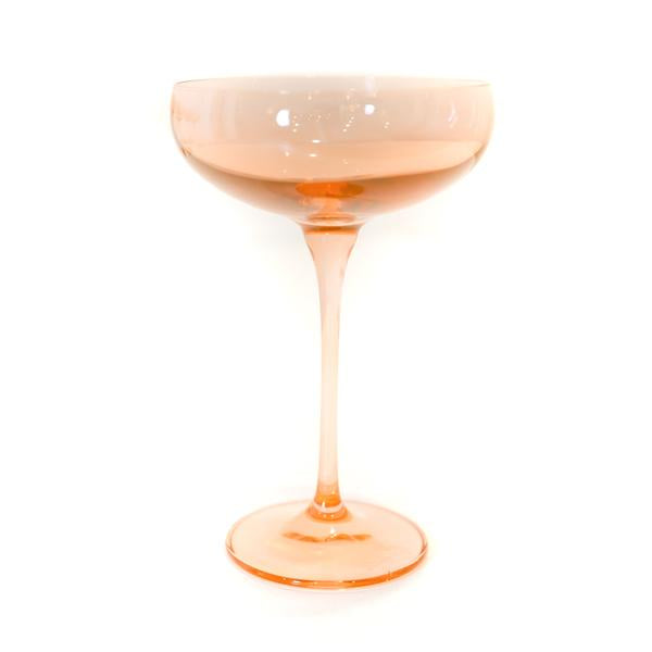 Champagne Coupe (Set of 2), Blush Pink