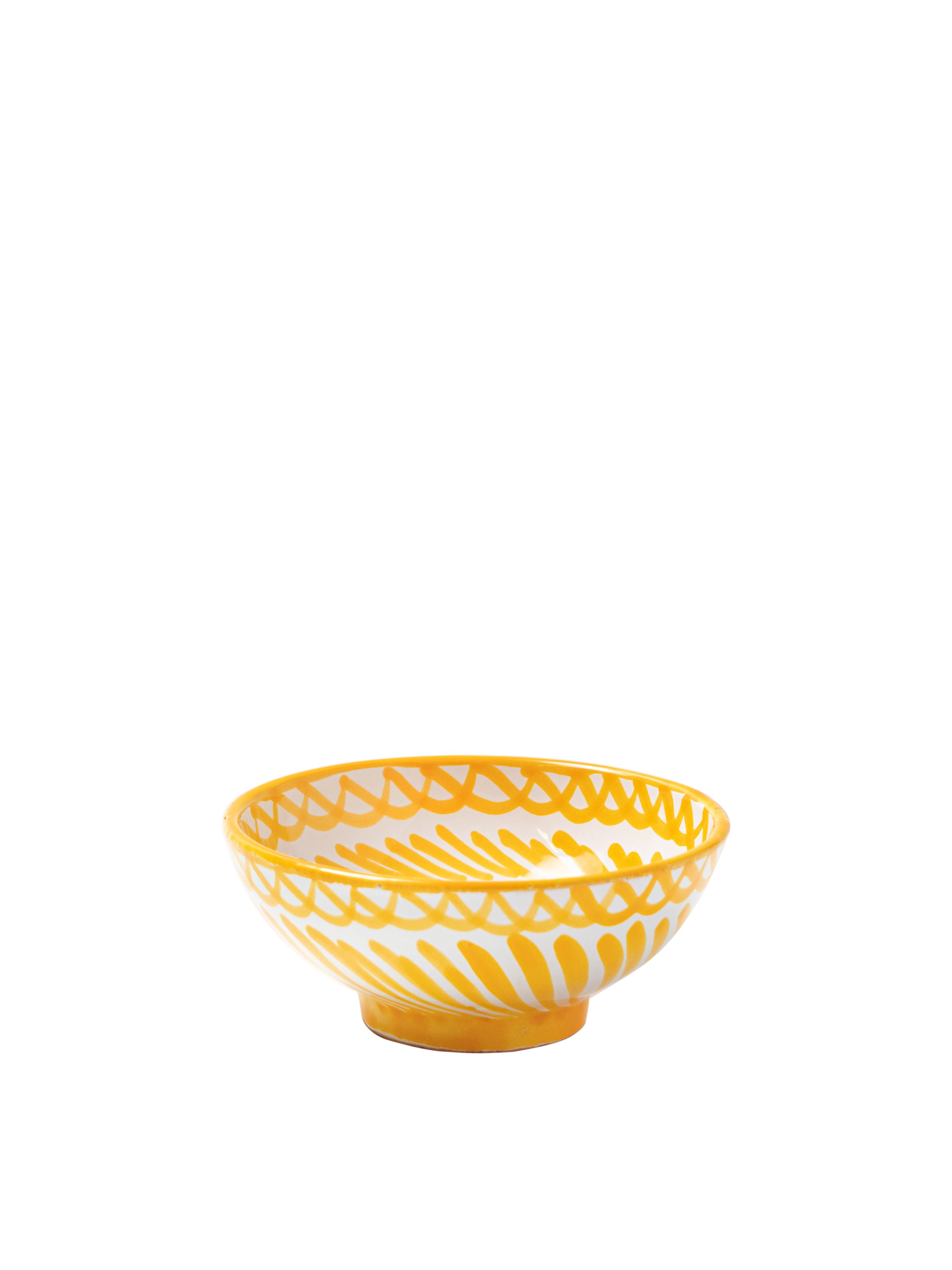 Casa Amarilla Small Bowl with Hand-painted Designs