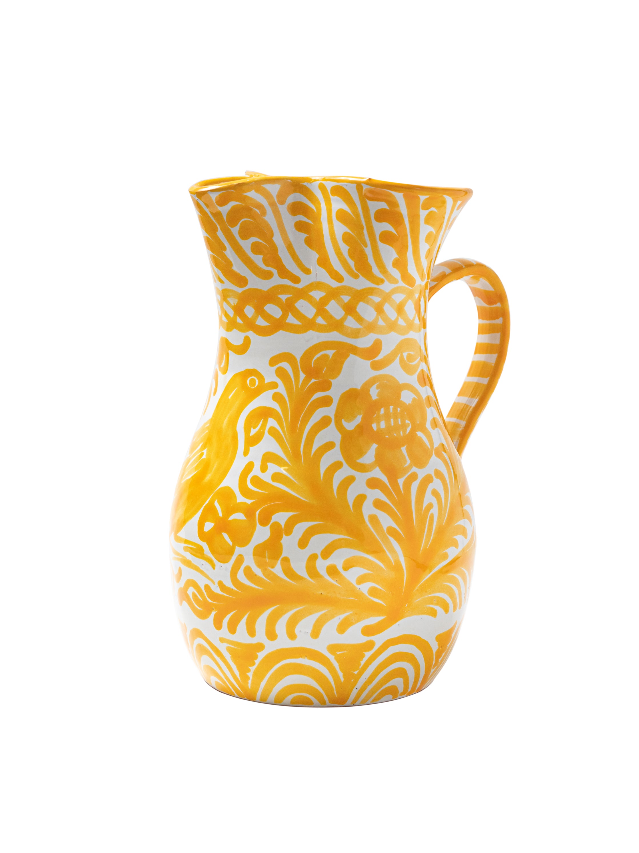 Casa Amarilla Medium Pitcher with Hand-painted Designs