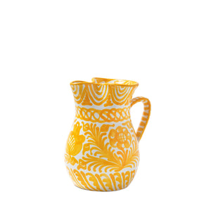 Casa Amarilla Small Pitcher with Hand-painted Designs