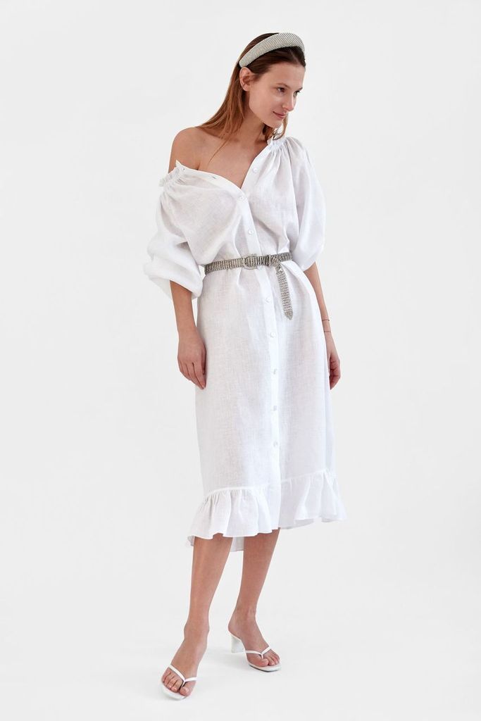 Loungewear Dress in White