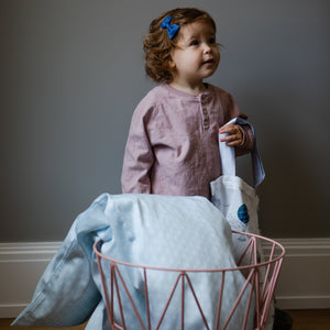 Under The Arches Baby Duvet in Blue