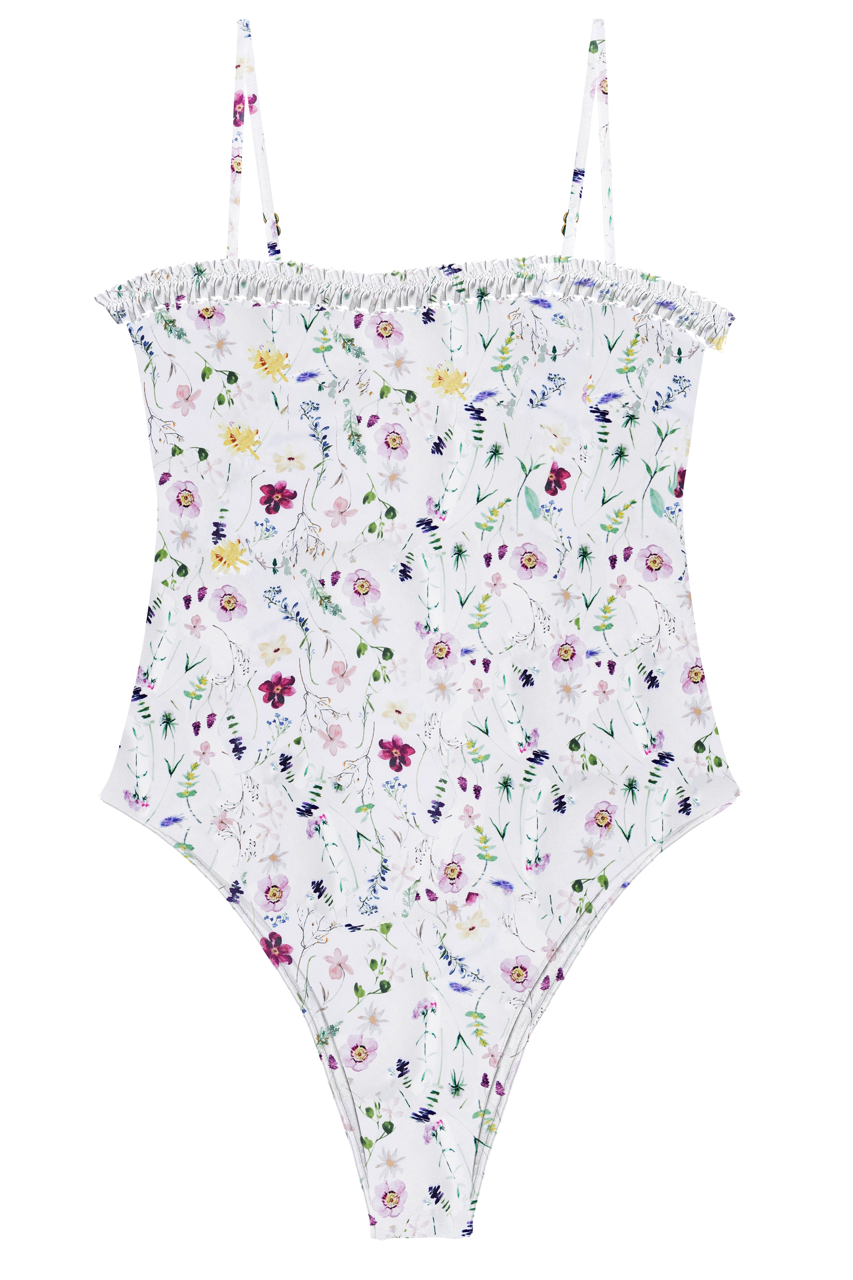 OTM Exclusive: Caroline One-Piece In White Floral