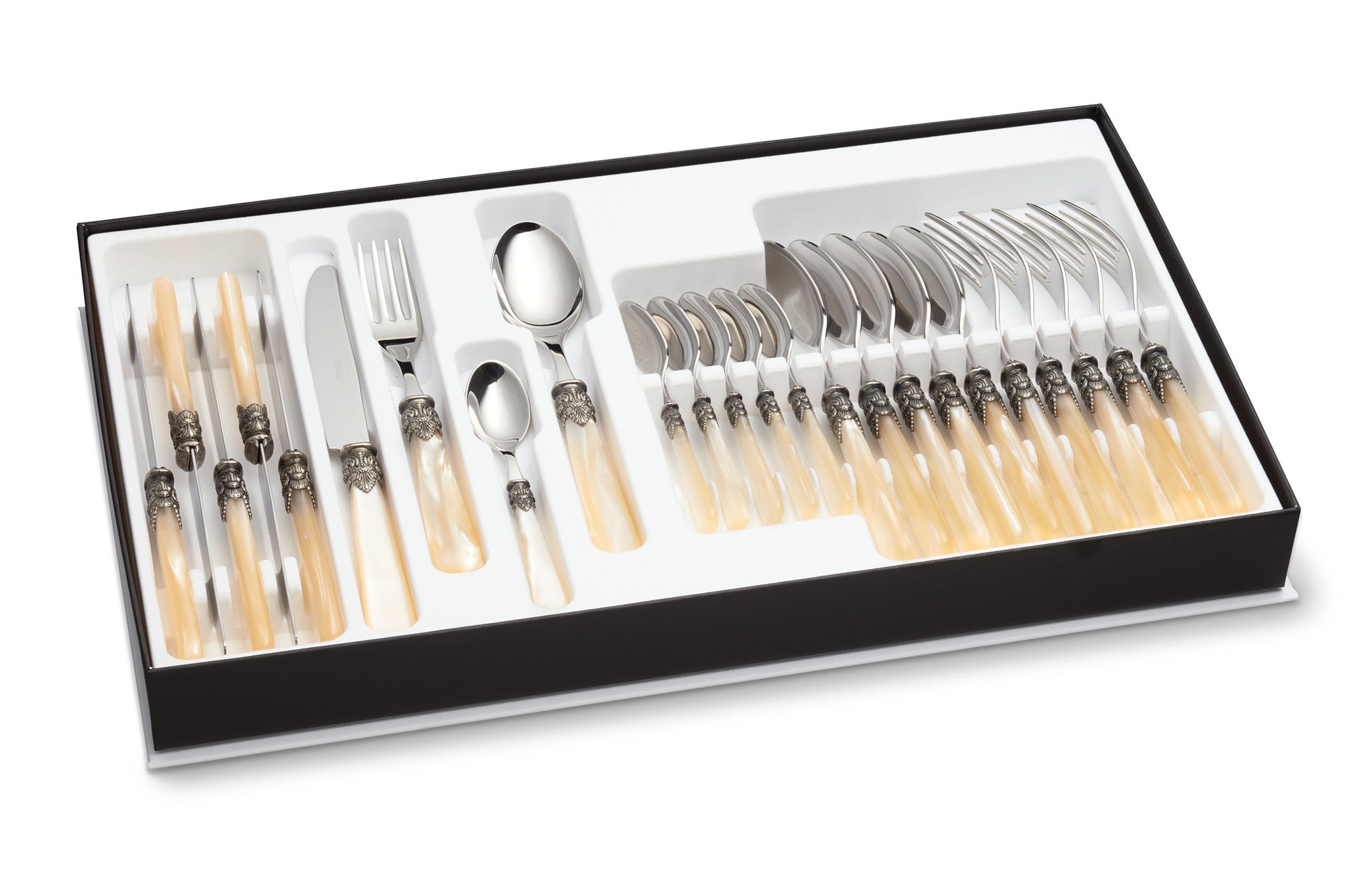 Cutlery Cassette, Ivory with Mother of Pearl