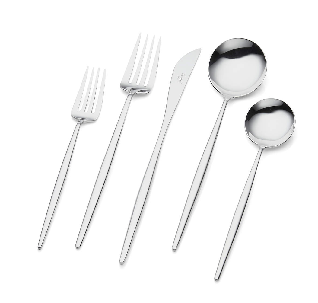 Aero Mirror 5-Piece Placesetting.
