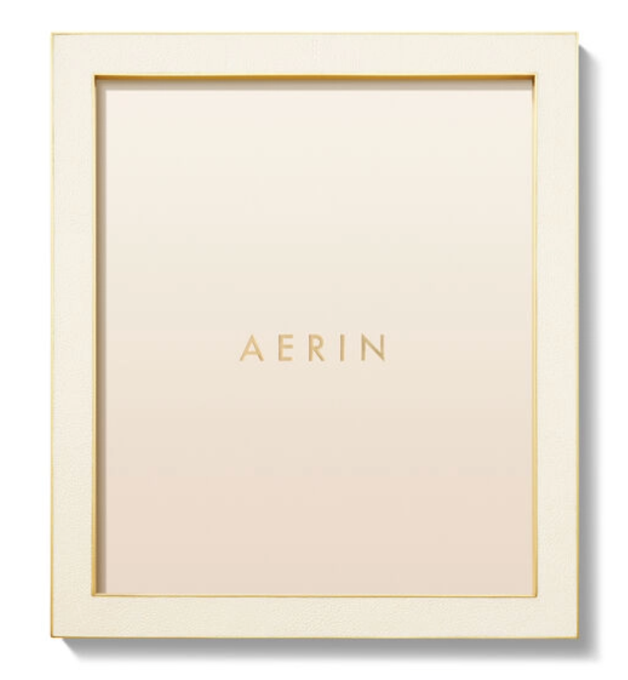 Classic Shagreen 10x12 Frame, Cream