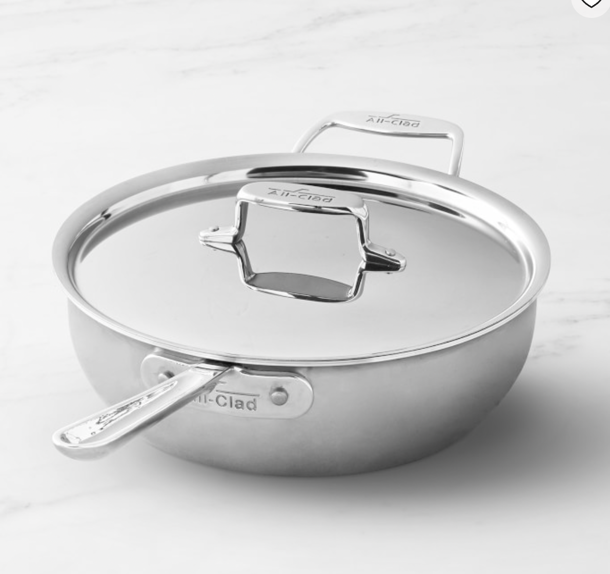 All-Clad d5 Stainless-Steel Essential Pan - 4qt.
