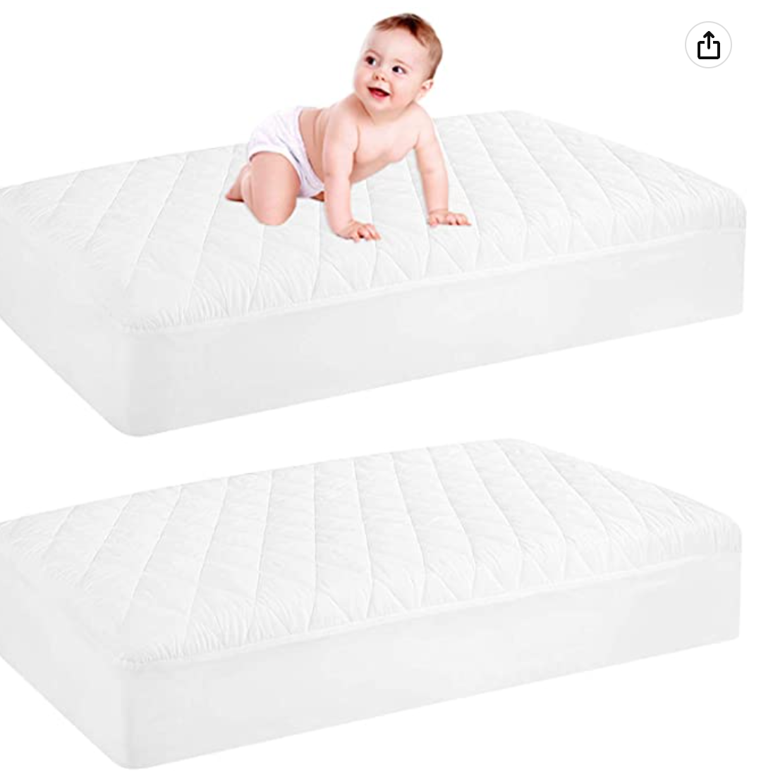 2 Pack Crib Mattress