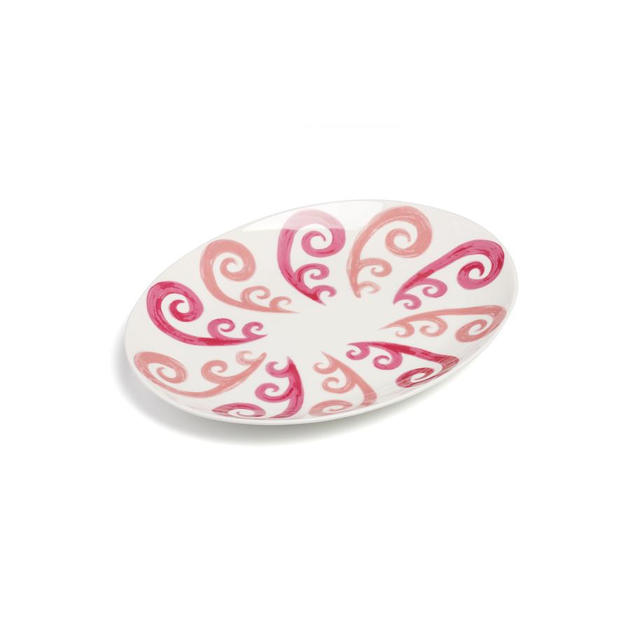 Athenee Two Tone Pink Platter – Land Of Belle