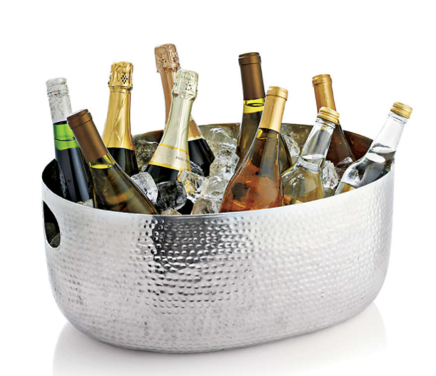 Bash Silver Beverage Tub