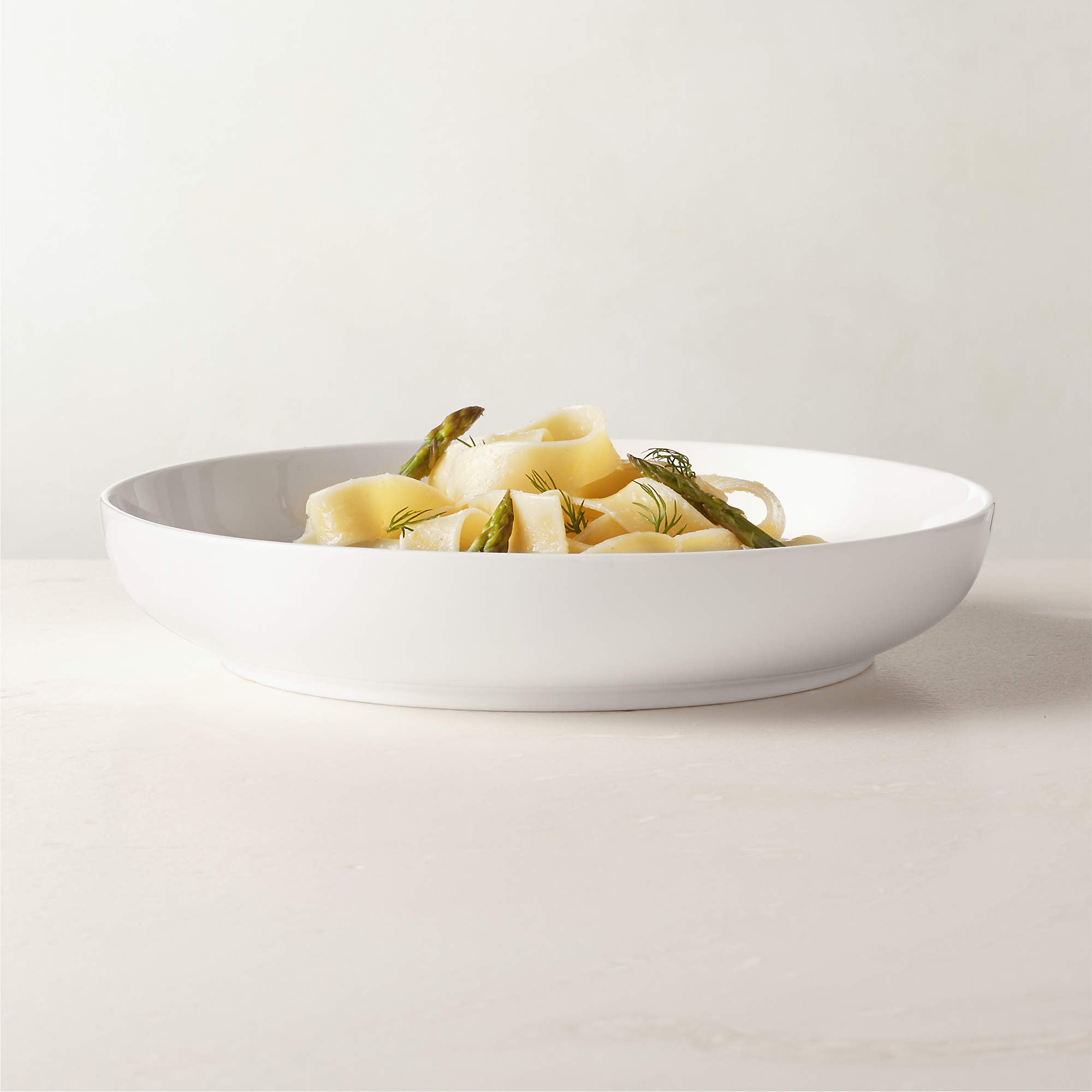 Contact White Pasta Bowl Set of 8