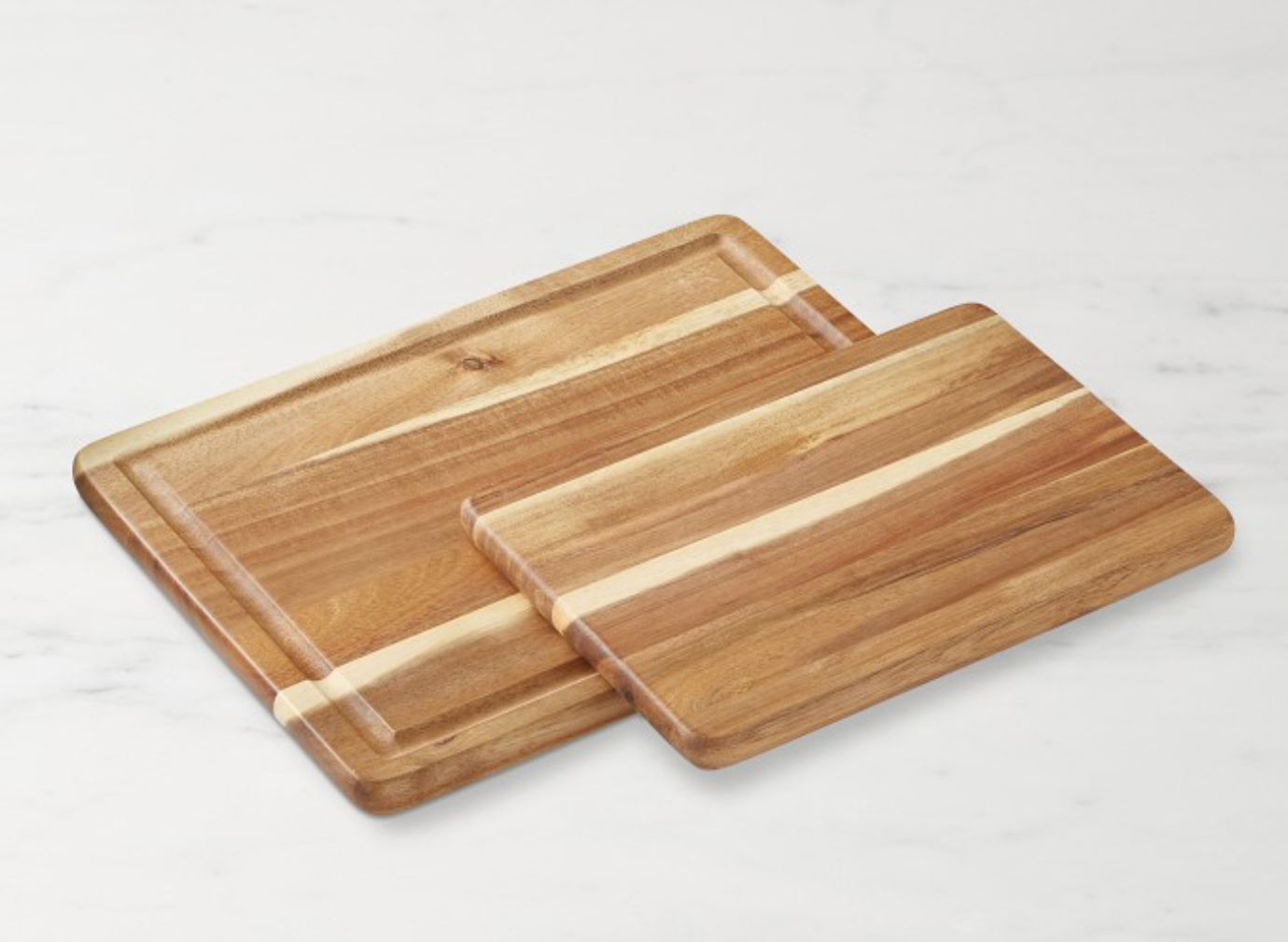 Cutting & Carving Board, Set of 2, Acacia