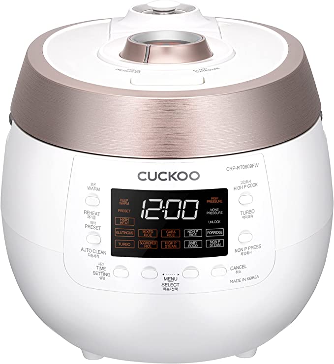 Cuckoo 6-Cup Twin Heating Pressure Rice Cooker