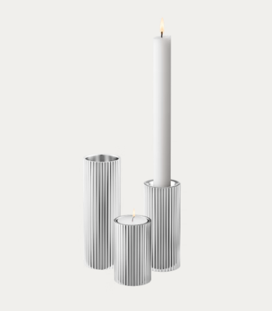 BERNADOTTE Tealight/Taper Candle Holder set, 3 pcs - Design Inspired by Sigvard Bernadotte