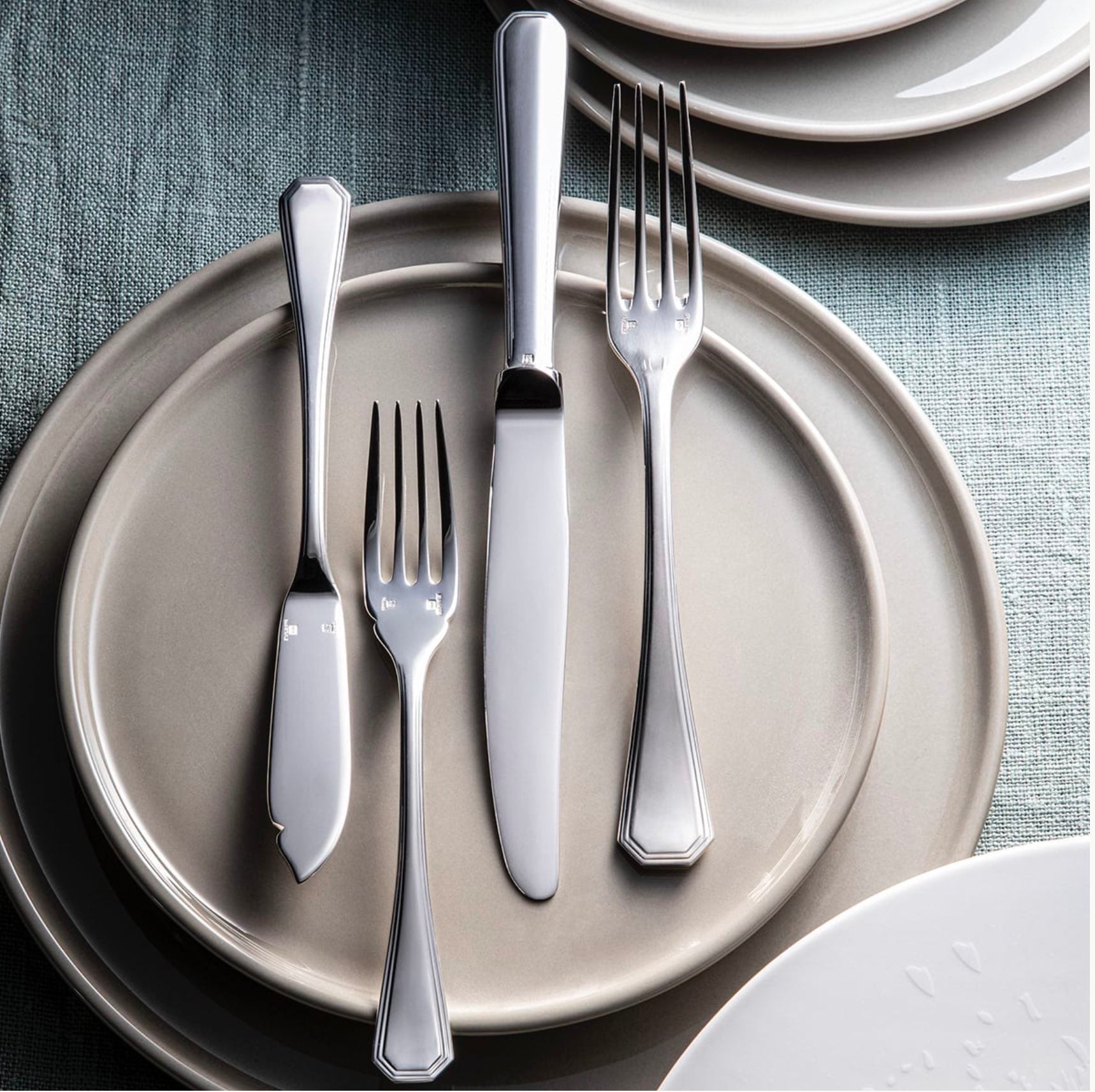 Christofle America Silverplated Butter Knife America